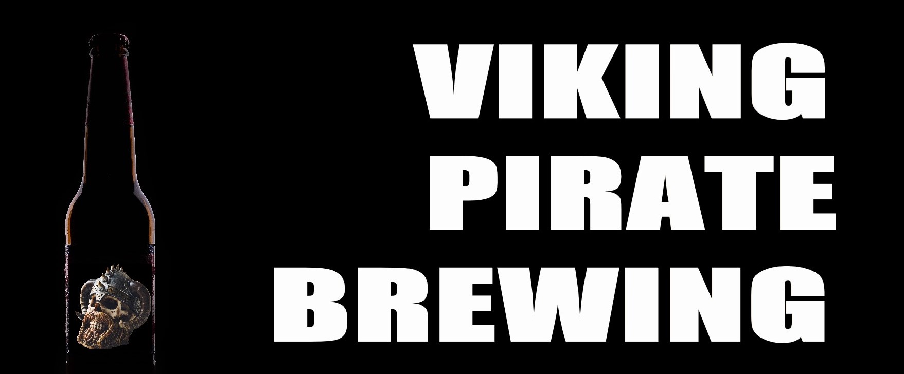 crappy fake logo with a skull and viking hat